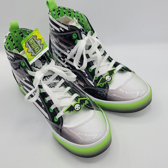 Ground Up Beetlejuice Women's size 11 green white movie collectible - Picture 3 of 9